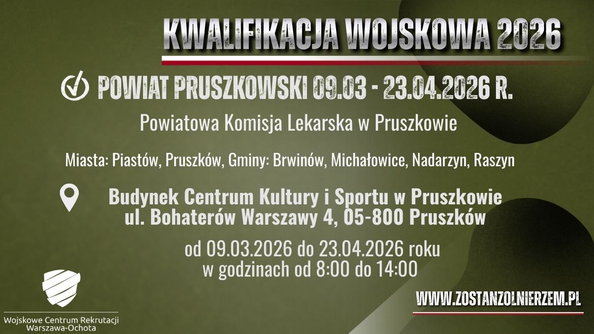 WCR Warszawa Ochota Kw 2026 Powiat Pruszkowski 