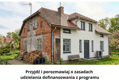 Spotkanie informacyjne na temat pozyskania dotacji na termomodernizację domu, zakupu nowoczesnego ź…