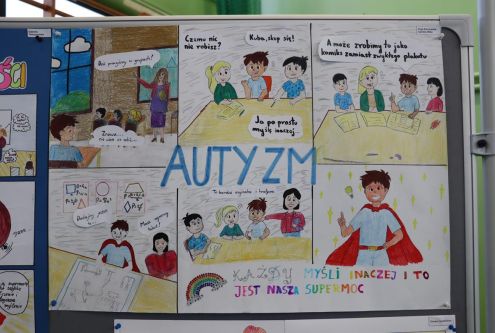 Kwiecień nazywany jest niebieskim miesiącem, podczas którego w szkołach z terenu gminy Brwinów na...