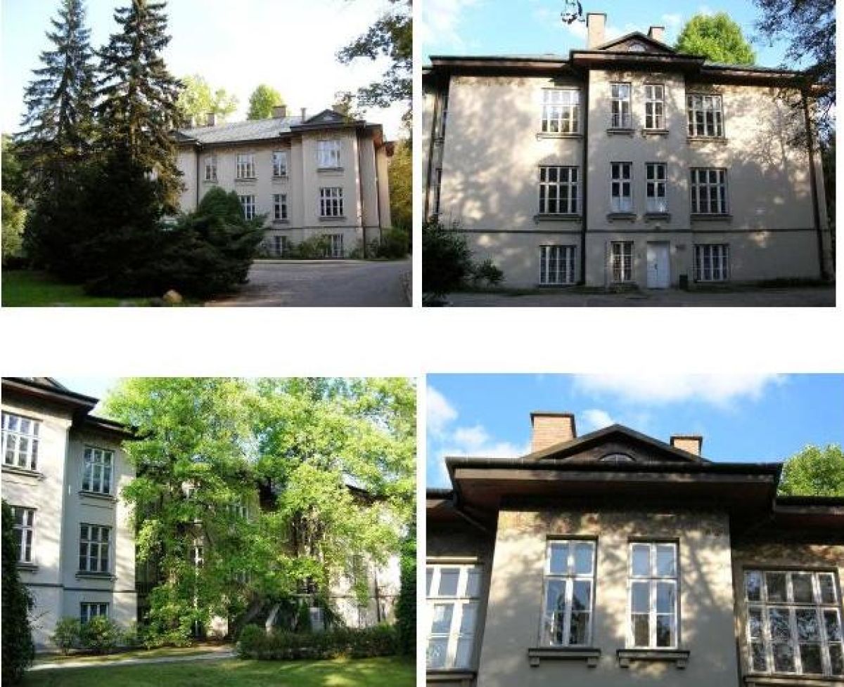 Otrębusy – Karolin, dawny budynek sanatoryjny, obecnie siedziba Zespołu Pieśni i Tańca „Mazowsze”.